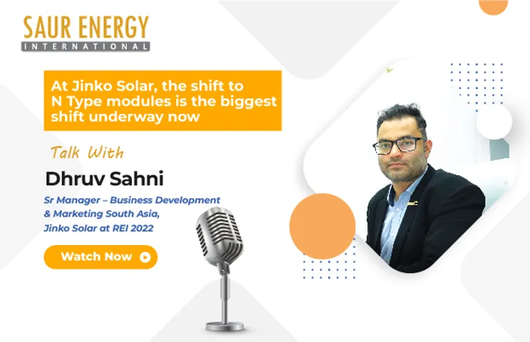 Dhruv Sahni, Sr Manager – Business Development & Marketing South Asia, Jinko Solar
