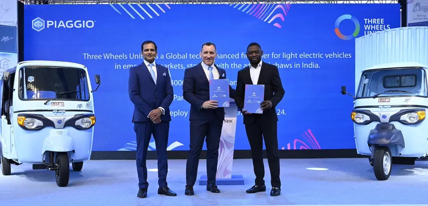 Three Wheels To Buy 3300 Electric 3-Wheelers From Piaggio Vehicles
