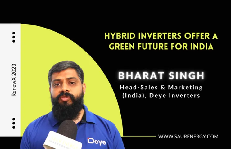 Bharat Singh, Head-Sales & Marketing (India), Deye Inverters