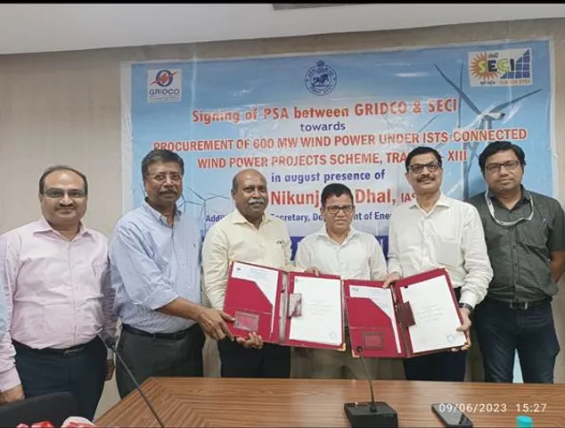SECI Signs PSA With GRIDCO To Provide 600 MW Of Wind Power To Odisha