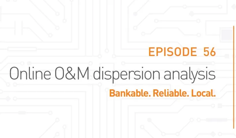 Solis Seminar 56 on O&M dispersion
