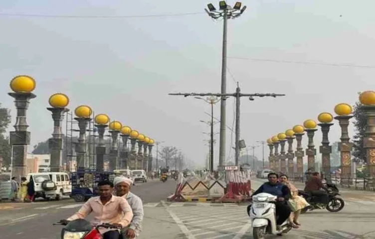 Ayodhya solar street lights solar power energy renewable