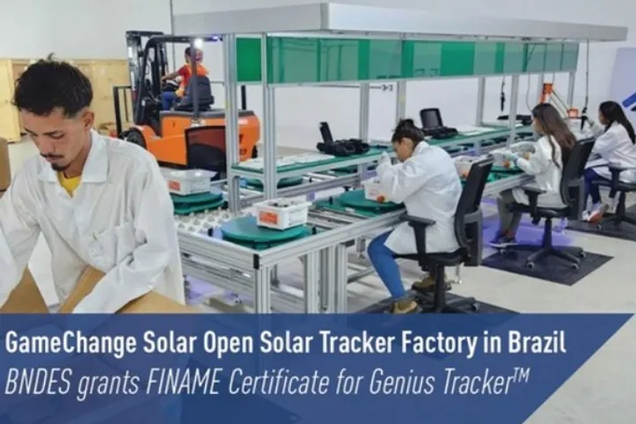 Gamechange solar opens tracker plant in Brazil