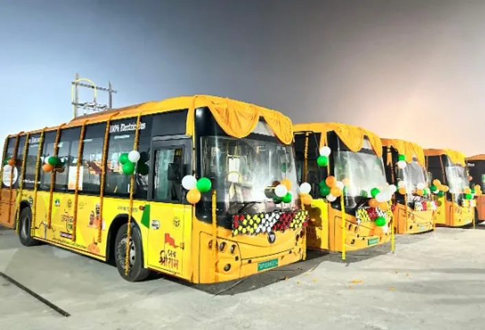 GreenCell Mobility's 150 Electric Buses In Ayodhya To Ferry 2 Million Devotees By February