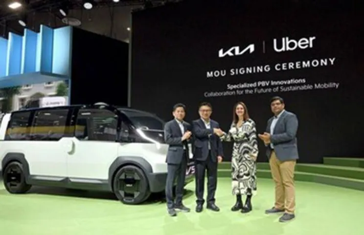Kia Collaborate To Offer Kia Ride Hailing PBVs Services On Uber Platform