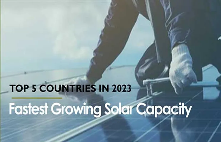 Top 5 Countries with the fastest increase in solar capacity in 2023