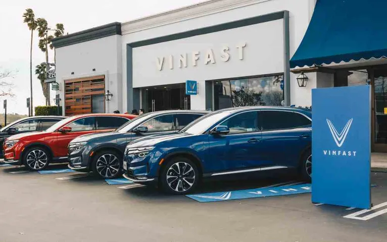 VinFast electric vehicle EV battery storage