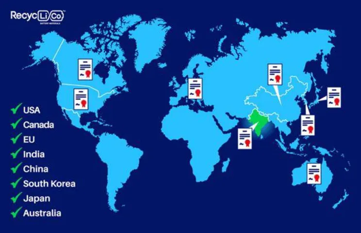 RecycLiCo Secures Patent For Battery Recycling In India