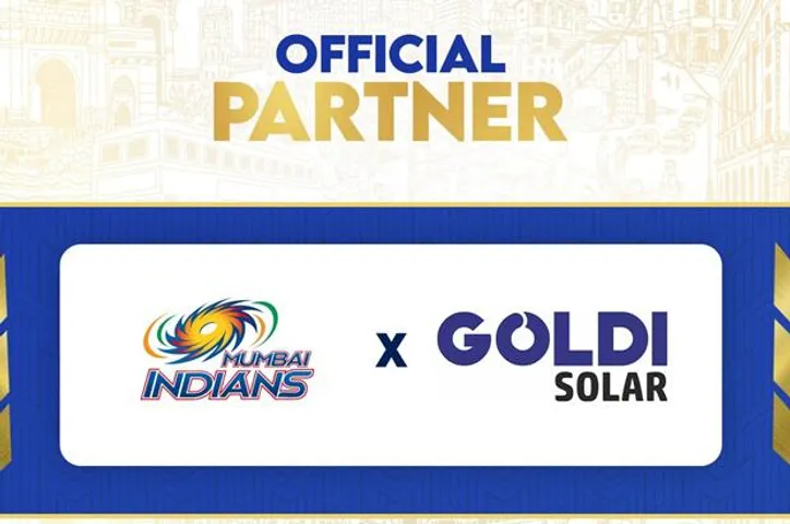 Goldi Solar Announces Partnering With IPL Cricket Team-Mumbai Indians