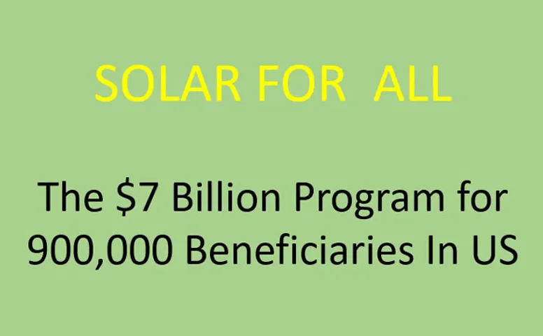 Solar for all program