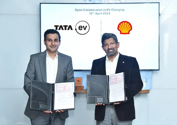 Tata & Shell Partner Ink Deal To Setup EV Charging Stations Across India