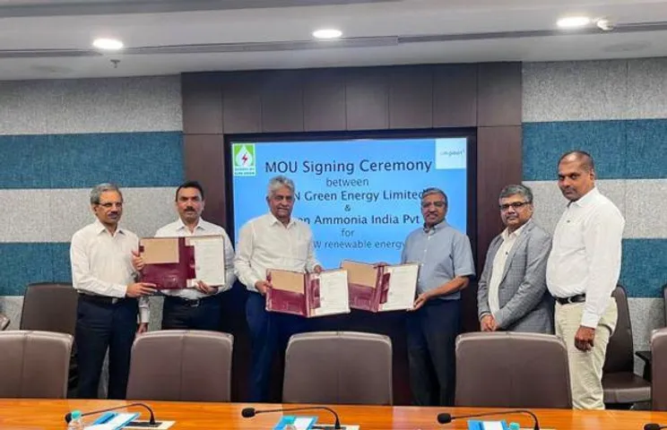 AM Green, SJVN Collaborate To Supply Green Energy To Ammonia Facilities