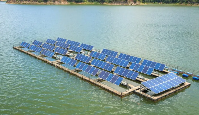 Floating solar