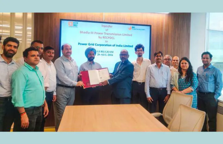 PGCIL Gets 20GW Bhadla-III Transmission Project From RECPDCL