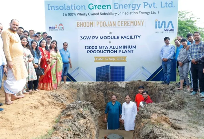 Insolation Enery (INA Solar) breaks ground on new 3 GW capacity expansion in Jaipur