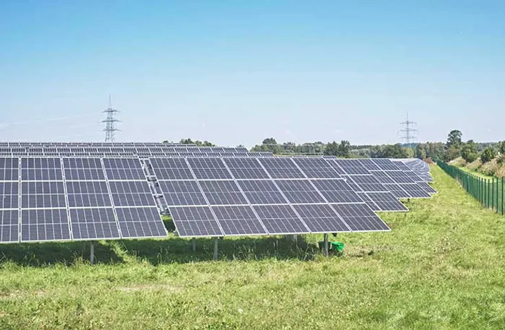 ground solar panels