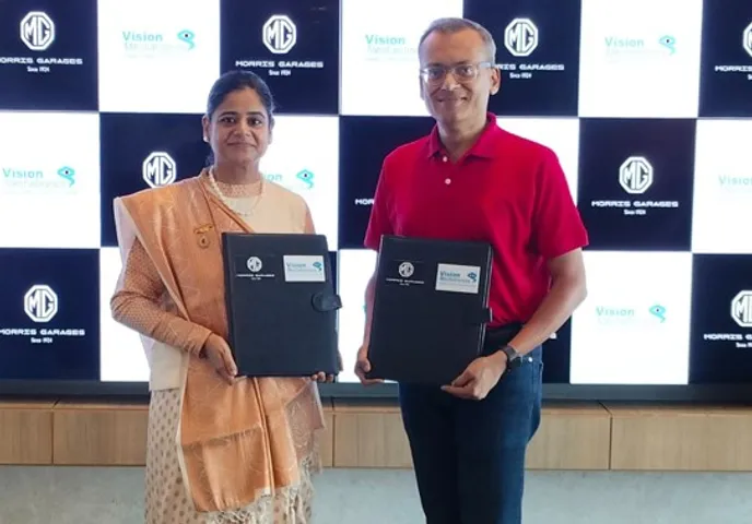 MG Motors , Vision Mechatronics in tie-up for second life batteries