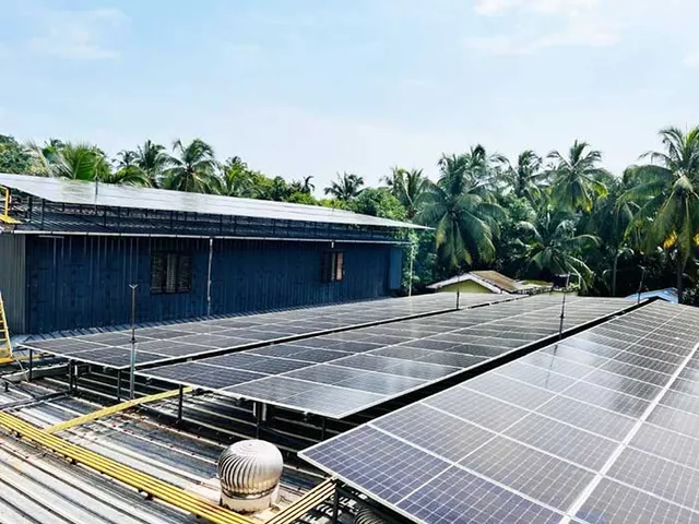 100KW commercial solar project in India