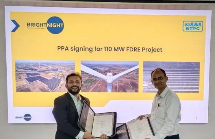 BrightNight, Hero Future Energies Inks PPA With NTPC For FDRE Project