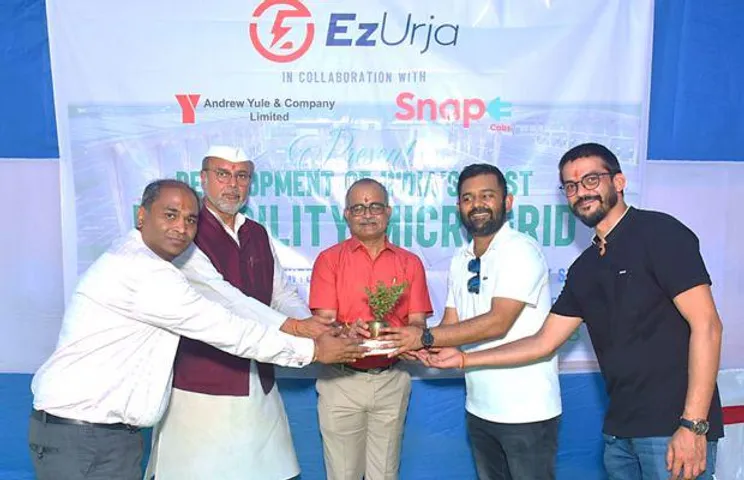 EzUrja, Andrew Yule Launch Microgrid EV Charging Hub In Kolkata