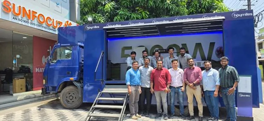 Hoymiles Extends Its Truck Roadshows In South India