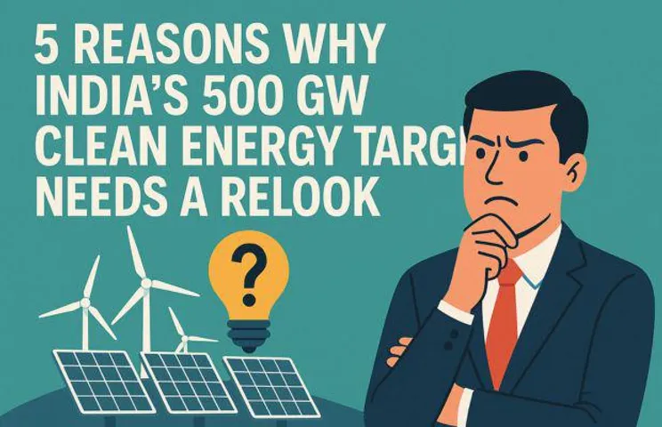 5 Reasons Why India's 500 GW Clean Energy Target Needs a Relook