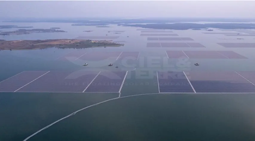 Ciel & Terre Commissions One of India's Largest Floating Solar Projects