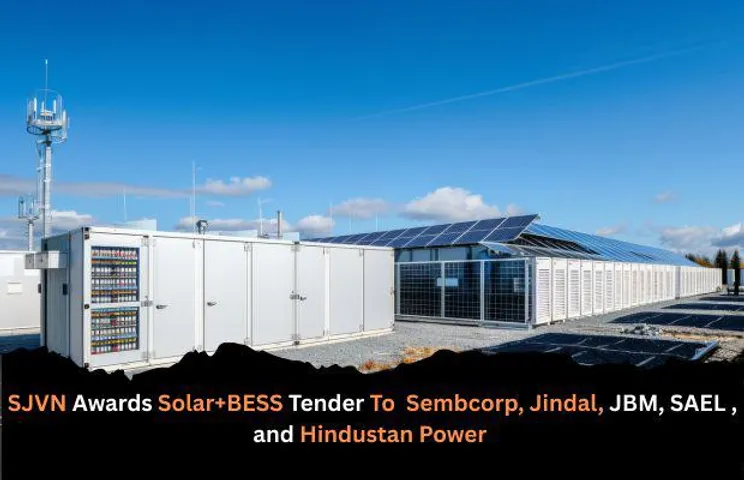 SJVN Awards 1.2 GW Solar-Plus-Storage Tender To Six Firms