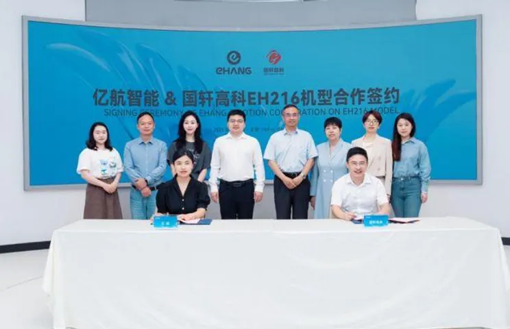 EHang Taps Gotion’s Lithium Batteries to Boost Air Taxi Range