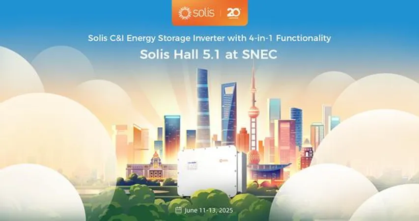 SNEC 2025: Solis Marks 20th Anniversary With New Hybrid Inverter, AI Platform