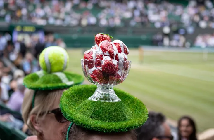 strawberries and cream hats