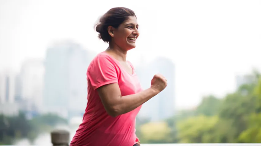 woman women running ageing health fitness perimenopause wellness