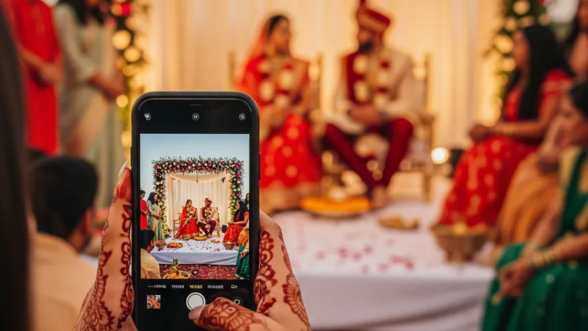 wedding content creator wedding photography modern indian wedding