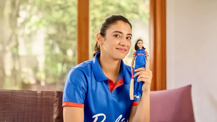 smriti mandhana barbie doll
