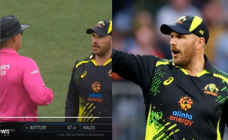 मैच के दौरान गुस्से में एरोन फिंच ने अंपायर को दे दी गाली, देखें वीडियो