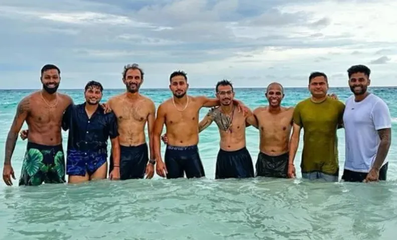 Team India players (Image Source: Twitter)