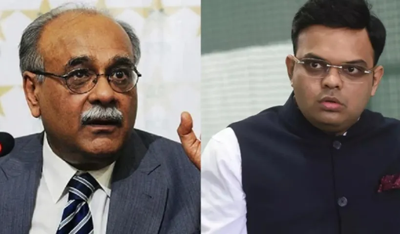 Najam Sethi and Jai Shah