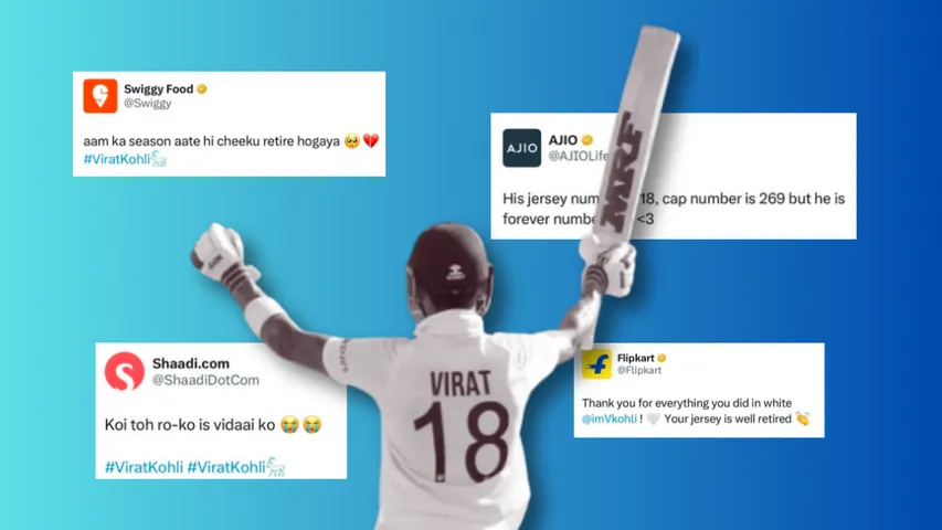 Brands pay tribute as Virat Kohli retires from Test cricket