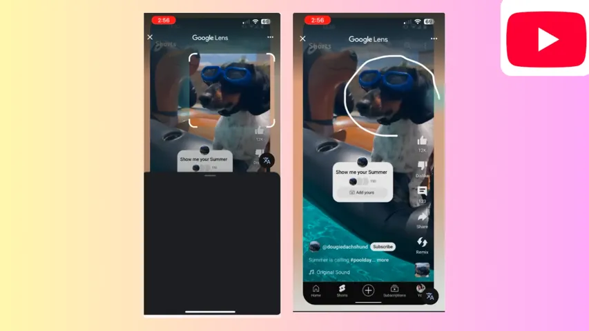 YouTube Shorts Adds Google Lens for Instant Object and Landmark Search