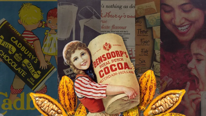 evolution of chocolate ads