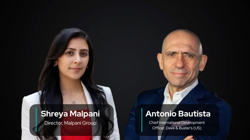 Shreya Malpani and Antonio Bautista