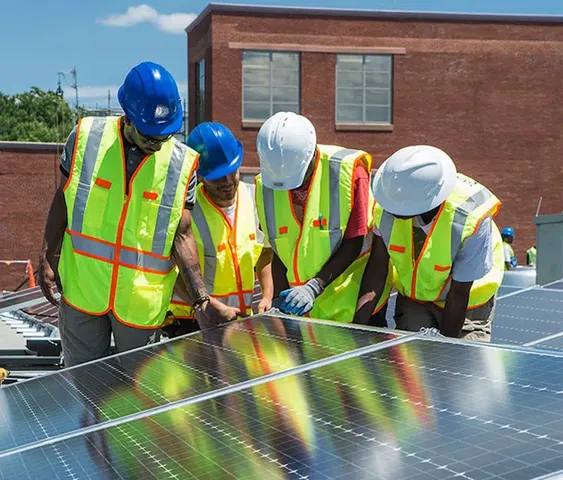 The Churchill Street Solar Farm consists of five separate arrays, helping offset local electricity demand. 