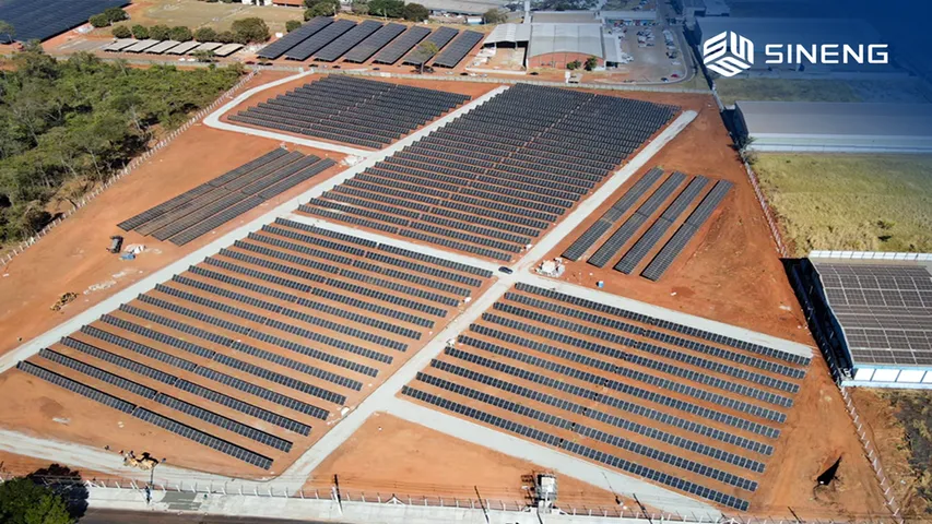 Ceasa solar carport in Goiânia reduced 1,697 tons of CO₂ yearly using Sineng inverters and 4,900 installed modules. 