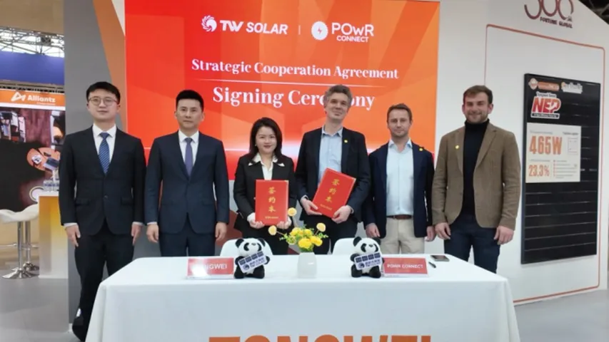 POwR CONNECT and Tongwei have formalized a partnership to support distributed solar projects across Europe. 