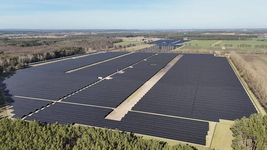 The Wiesenhagen solar park has become Trianel’s largest, covering 48 hectares with Trina modules and Huawei inverters. 