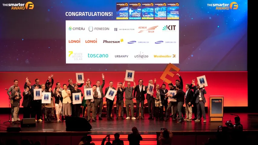 Awarded solar PV technologies featured automated PV layout software, next-gen back contact modules, and system safety components. 