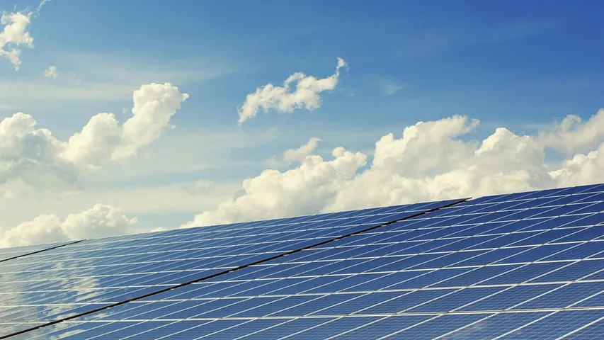 Ground-mounted solar array at TBIL has been built to offset 85% of facility energy needs through local generation. 