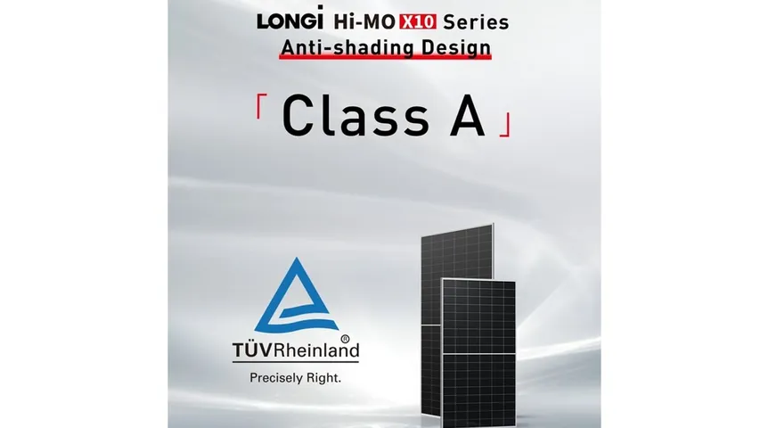 HPBC 2.0 cell technology with bypass diode design has improved output consistency under shading scenarios.
