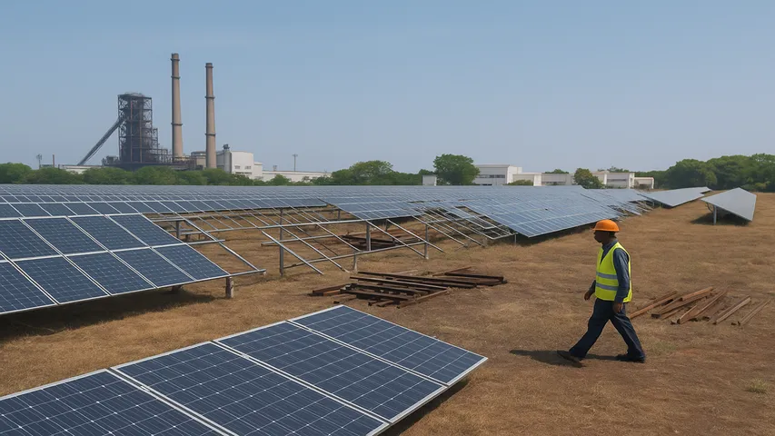 RINL's 5 MW solar PV plant at Visakhapatnam Steel Plant was planned for full restoration through this tender.