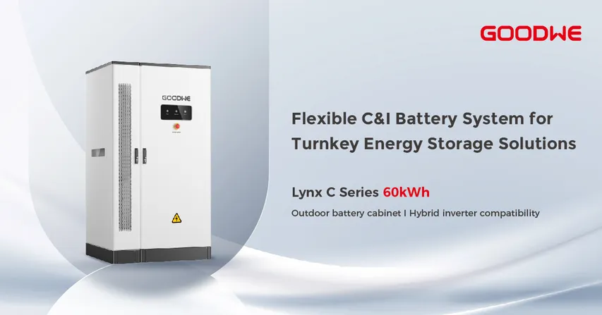 GoodWe expands C&I energy storage options with Lynx C 60kWh battery system 